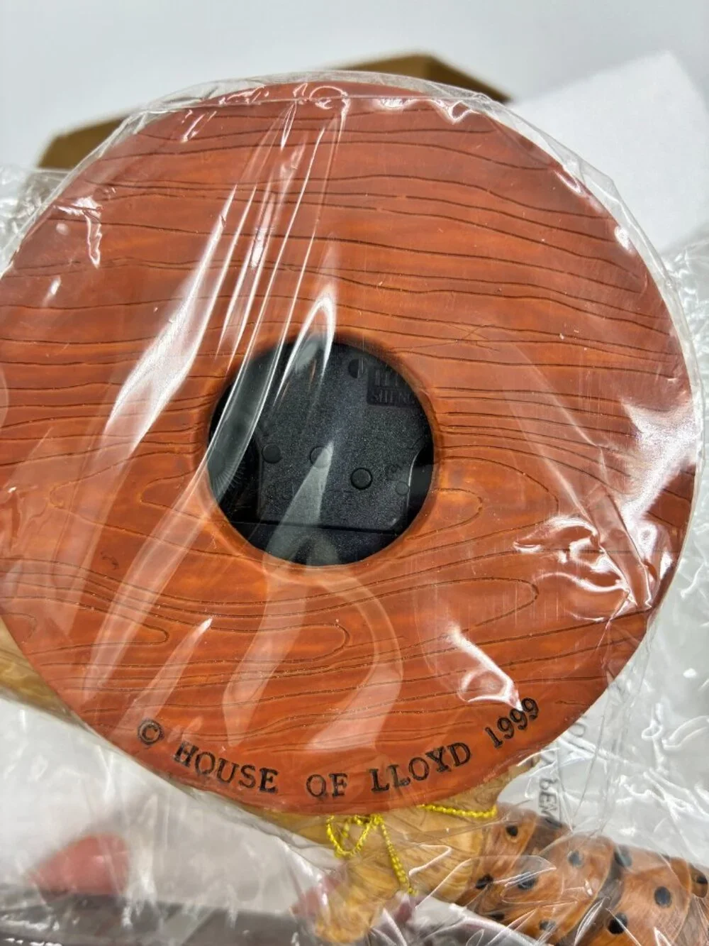 House of Lloyd Fishin' Time Desk Clock & Pen Holder Kelley Co. 1999 New in Box